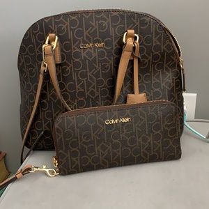 Never used Calvin Klein Purse and Wallet